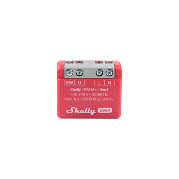 Shelly 1PM Mini Gen4 - 1 kanałowy moduł z pomiarem mocy
