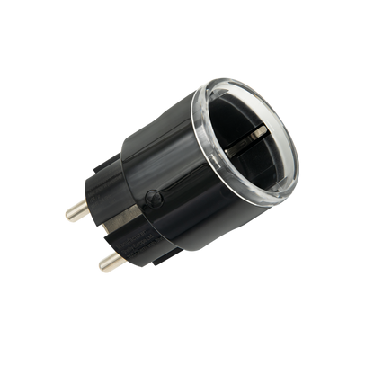 Shelly Plug S Gen3 Black - Inteligentne gniazdko wewnętrzne czarne