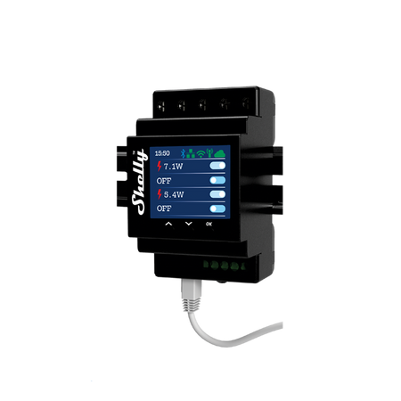 Shelly Pro 4PM - 4 kanałowy sterownik z pomiarem mocy