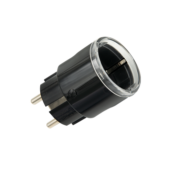 Shelly Plug S Gen3 Black - Inteligentne gniazdko wewnętrzne czarne