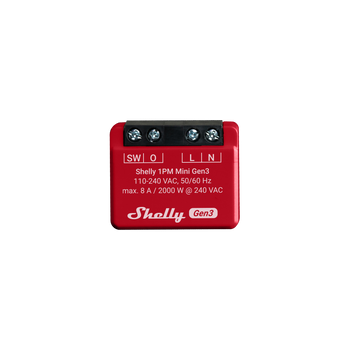 Shelly 1PM Mini Gen3 - 1 kanałowy moduł z pomiarem mocy