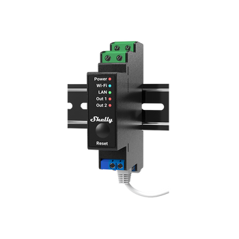 Shelly Pro 2PM - 2 kanałowy sterownik z pomiarem mocy